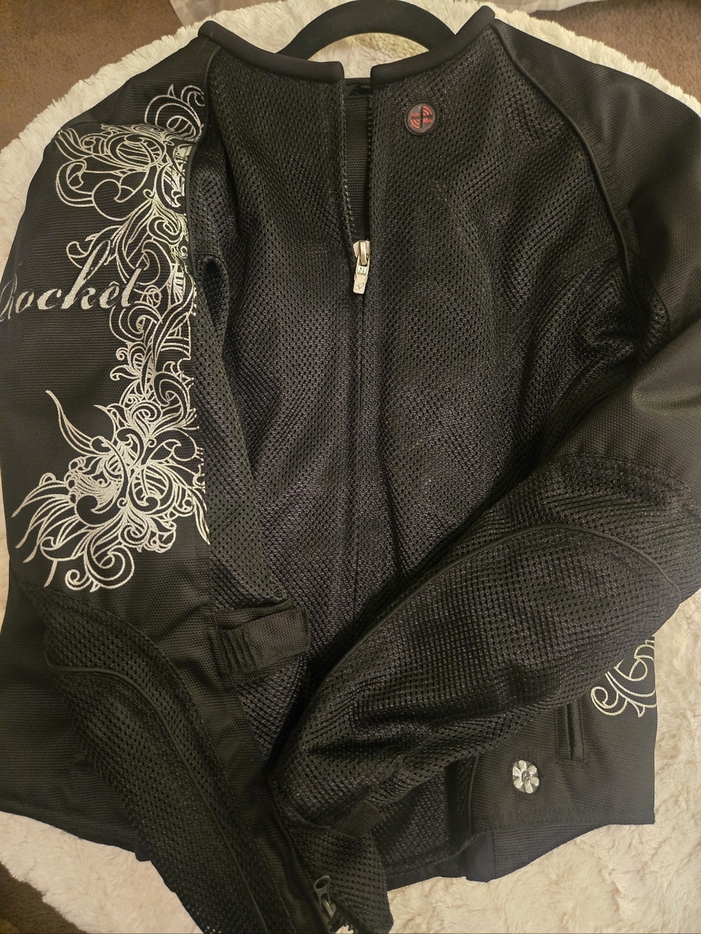 JOE ROCKET Y2K Vtg Women's Riding Jacket Shell And Liner M BLACK Set